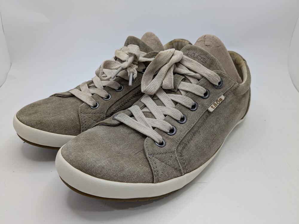 Taos Star Tan Canvas Comfort Sneakers Size 11
